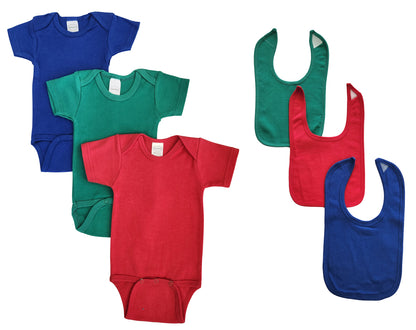 Unisex Baby 6 Pc Onezies NC_0469