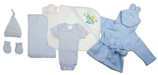 Essential Newborn Baby Boy 7 Piece Layette Set LS_0005