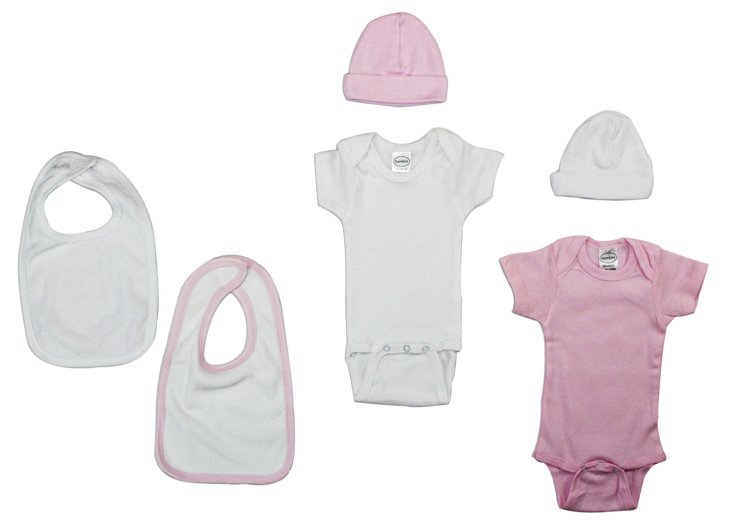 Girls 6 Piece Layette Set LS_0007