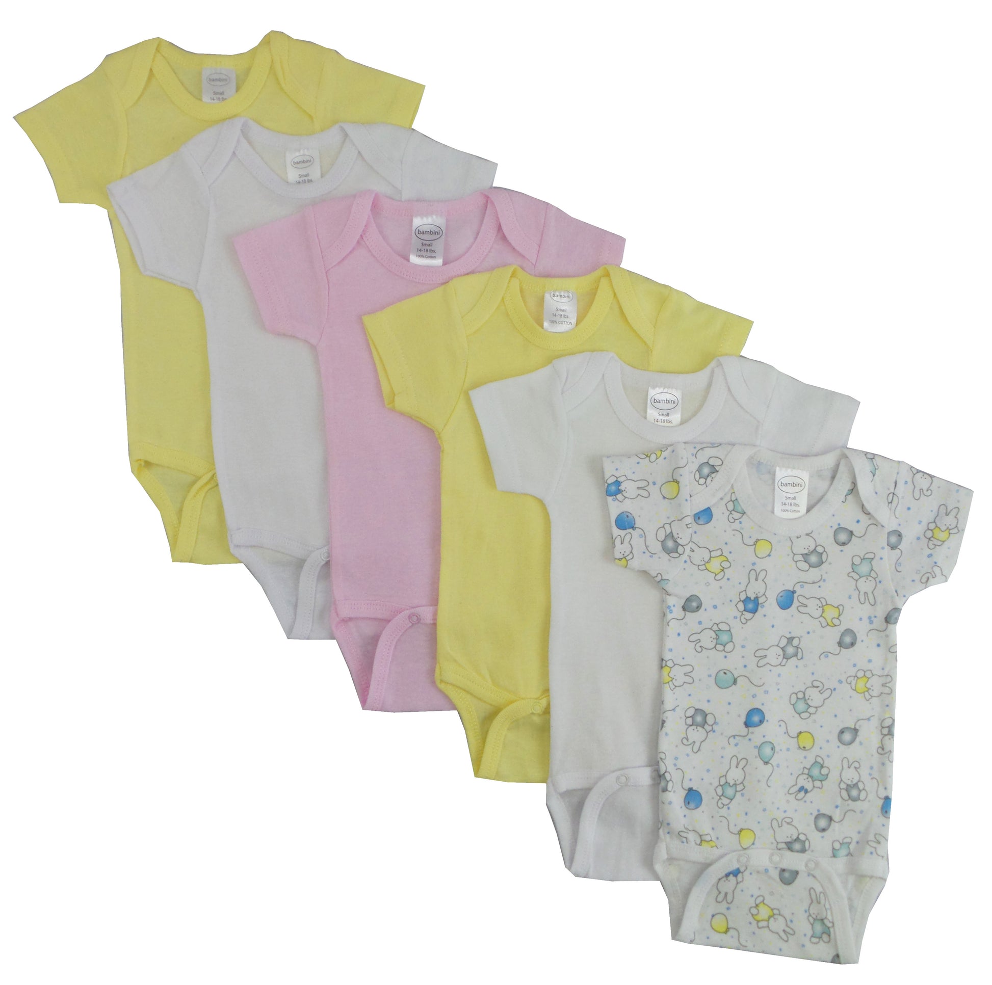 Pastel Girls Short Sleeve 6 Pack 003_005