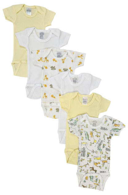 Unisex Baby 6 Pc Bodysuits NC_0430