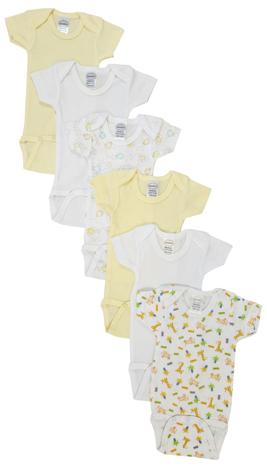 Unisex Baby 6 Pc Bodysuits NC_0436