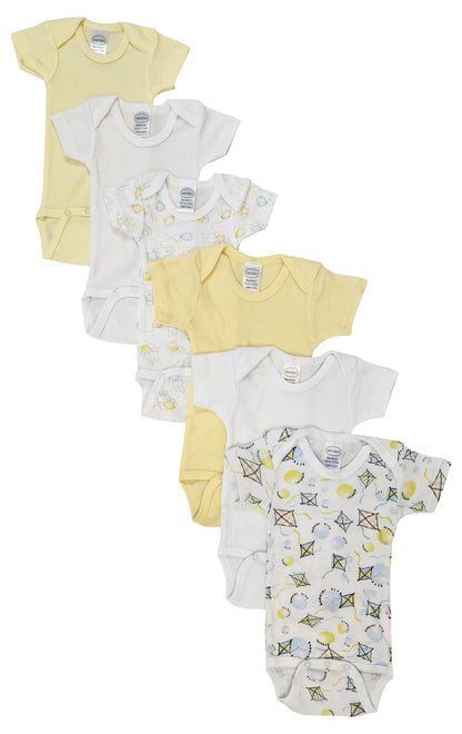 Unisex Baby 6 Pc Bodysuits NC_0437