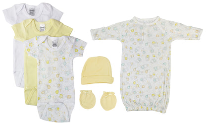 Unisex Baby 7 Pc Layette Sets NC_0441