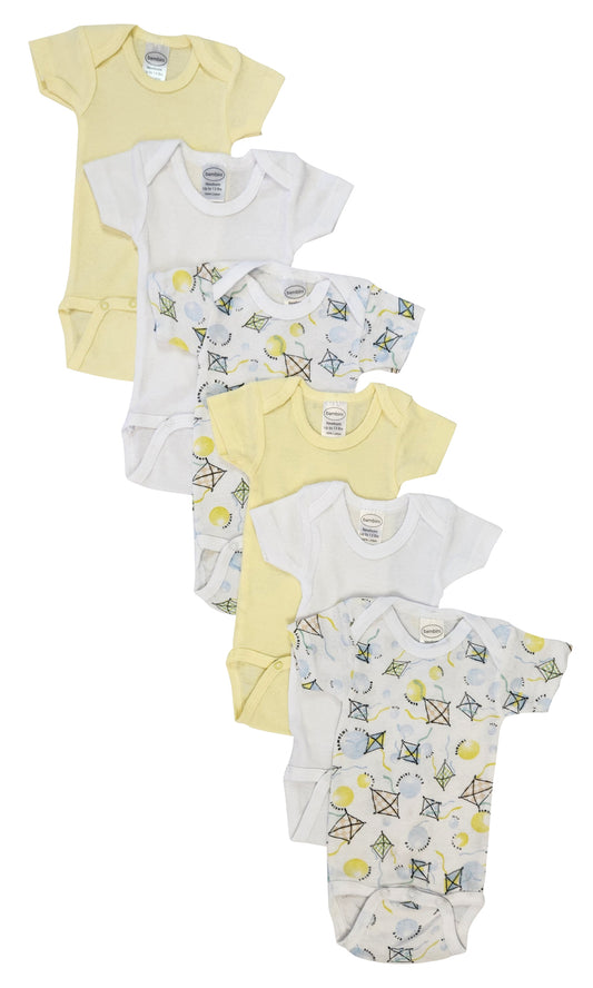 Unisex Baby 6 Pc Onezies NC_0450