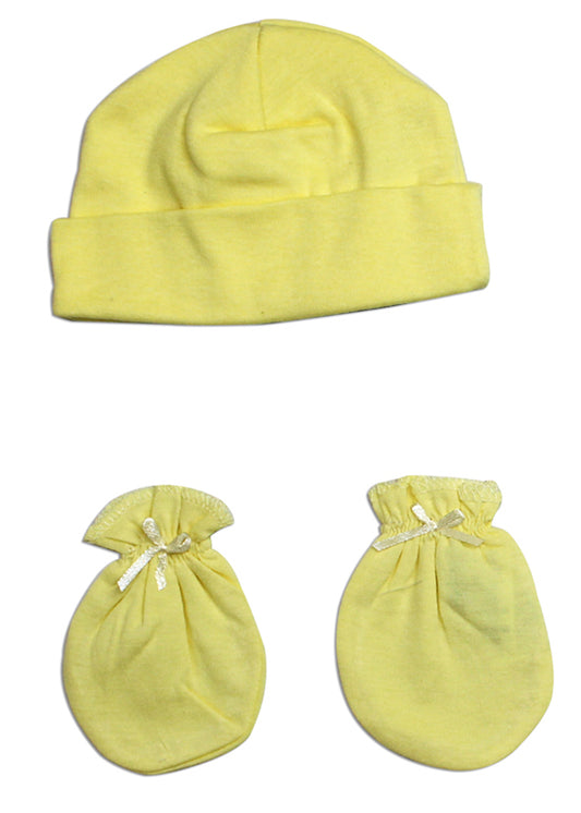 Unisex Baby Cap and Mittens 2 Piece Set LS_0053