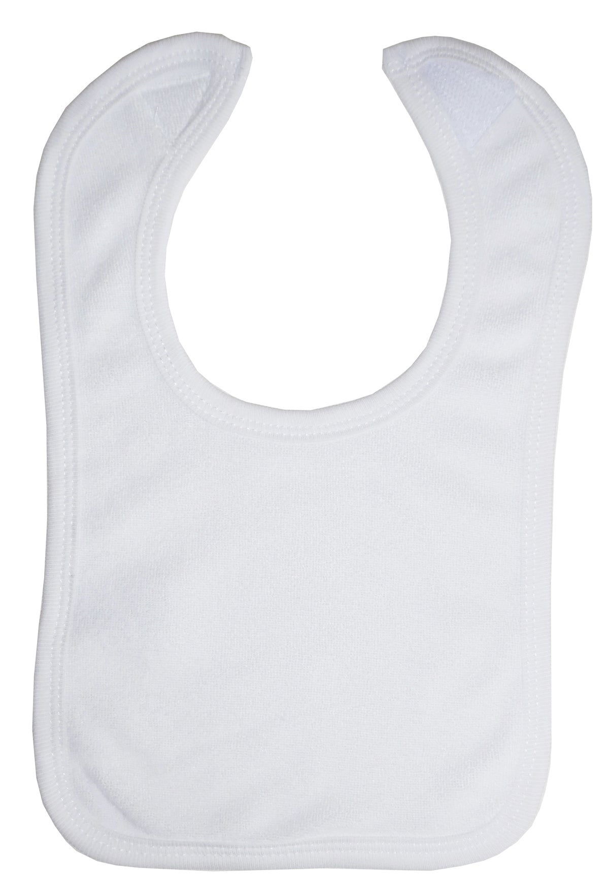 White Terry Bib with White Trim 1024W