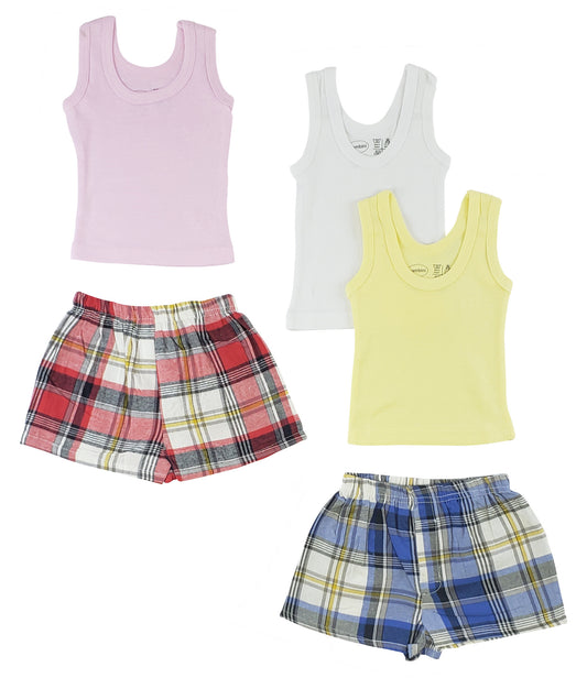 Girls Tank Tops and Boxer Shorts CS_0215