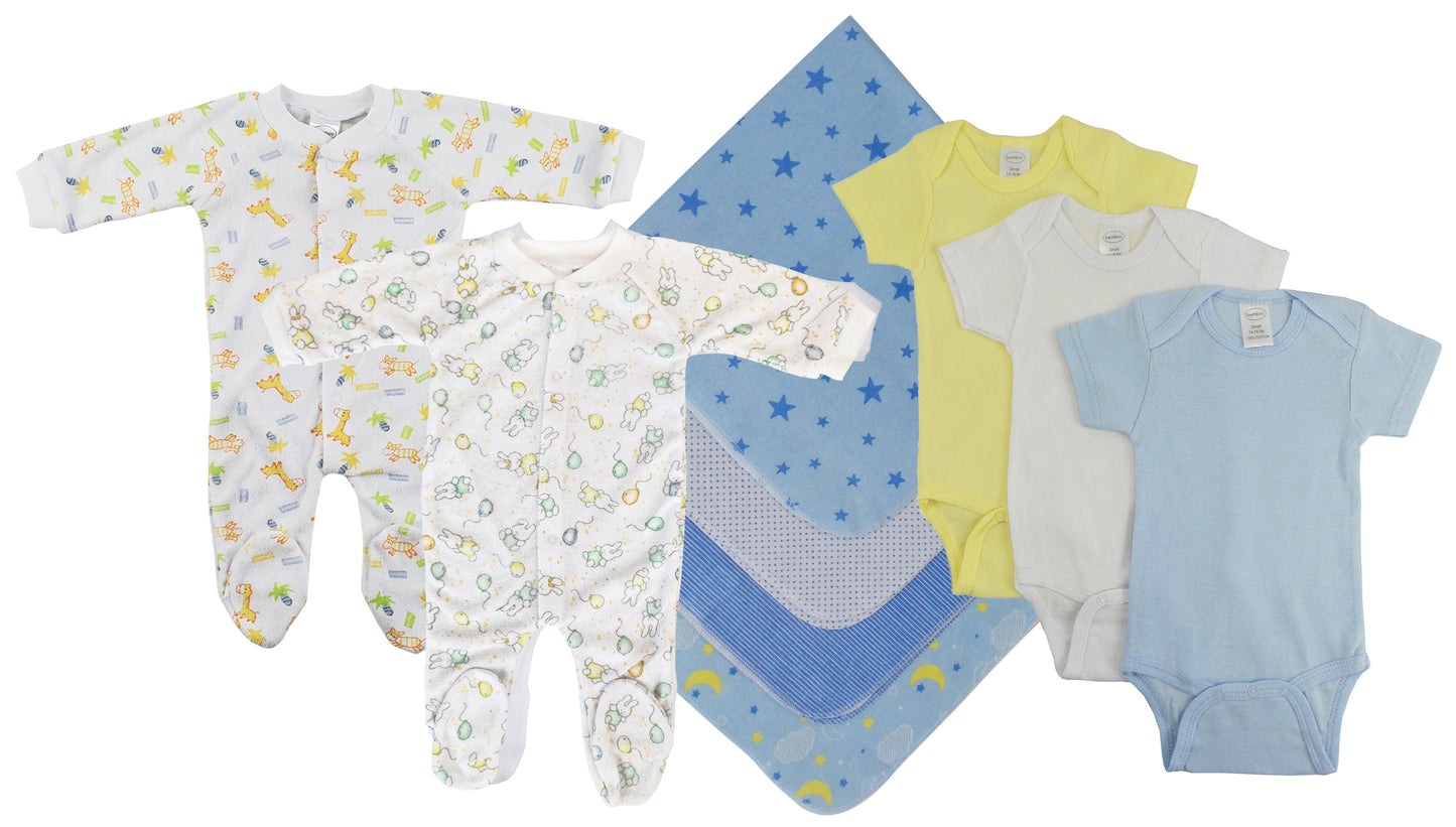 Baby Boy 9 Pc Layette Sets NC_0528