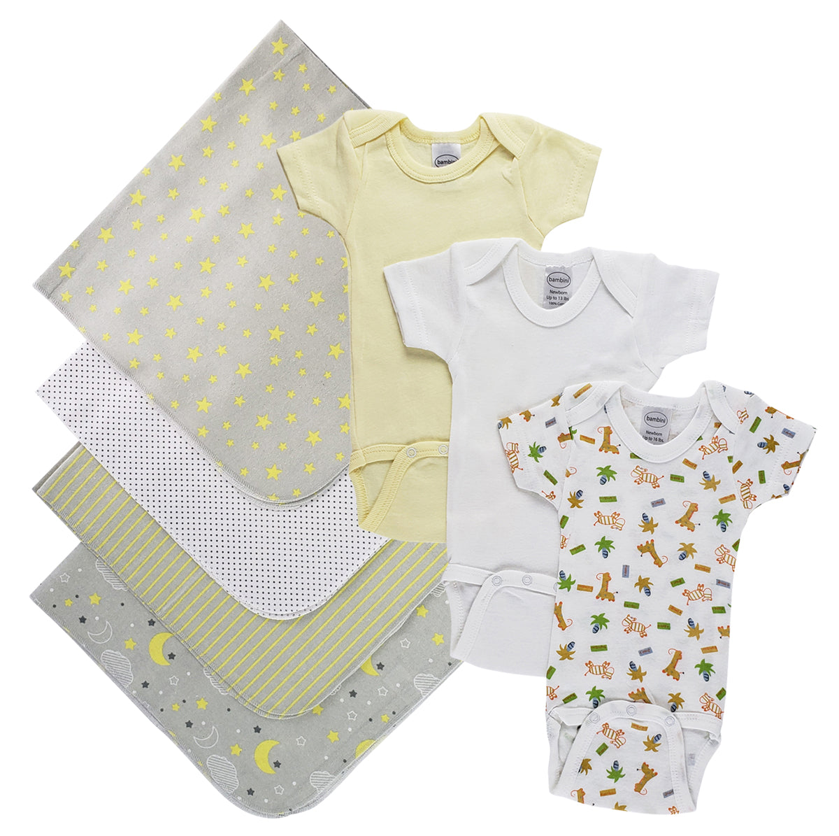 Unisex Baby 7 Pc Layette Sets NC_0540