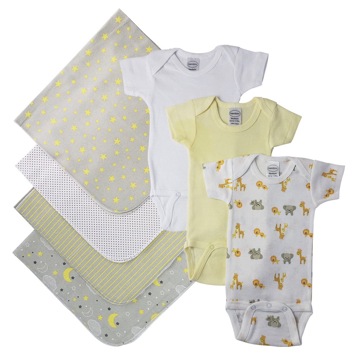 Unisex Baby 7 Pc Layette Sets NC_0543