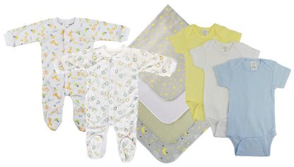 Unisex Baby 9 Pc Layette Sets NC_0549