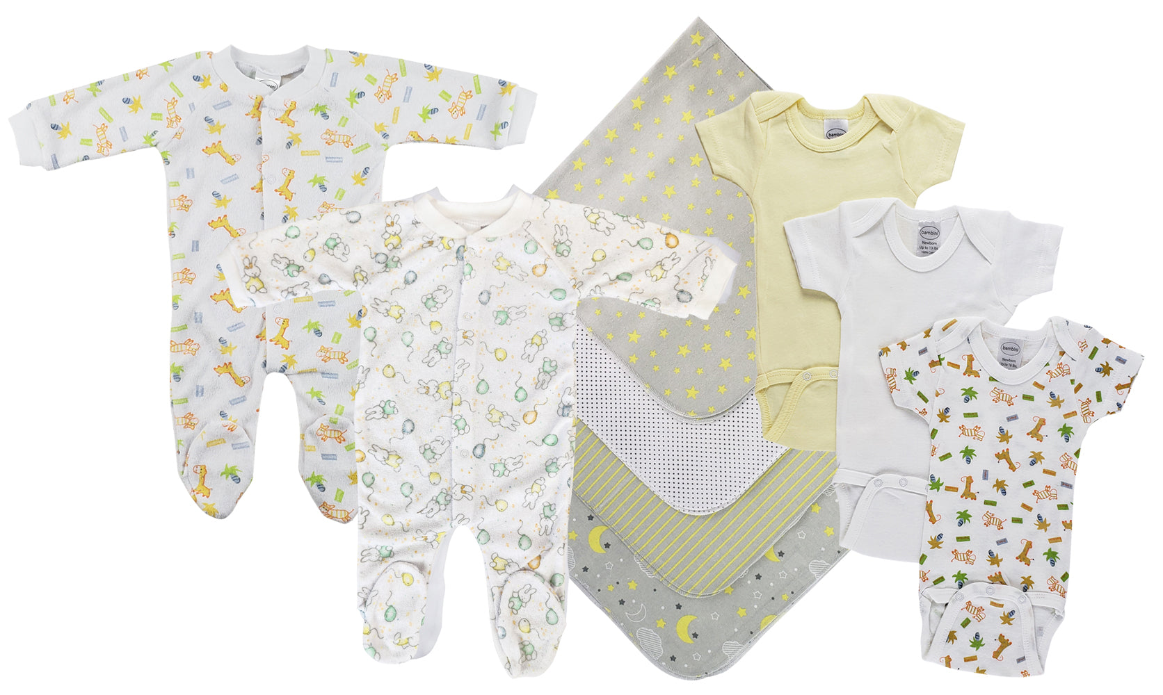 Unisex Baby 9 Pc Layette Sets NC_0552