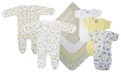 Unisex Baby 9 Pc Layette Sets NC_0555