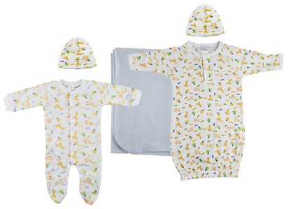 Boy Newborn Baby 5 Pc Layette Sets NC_0954