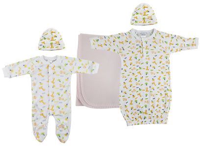 Girls Newborn Baby 5 Pc Layette Sets NC_0962