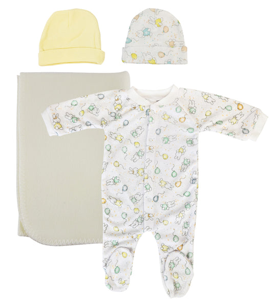 Unisex Newborn Baby 5 Pc Layette Sets NC_0969