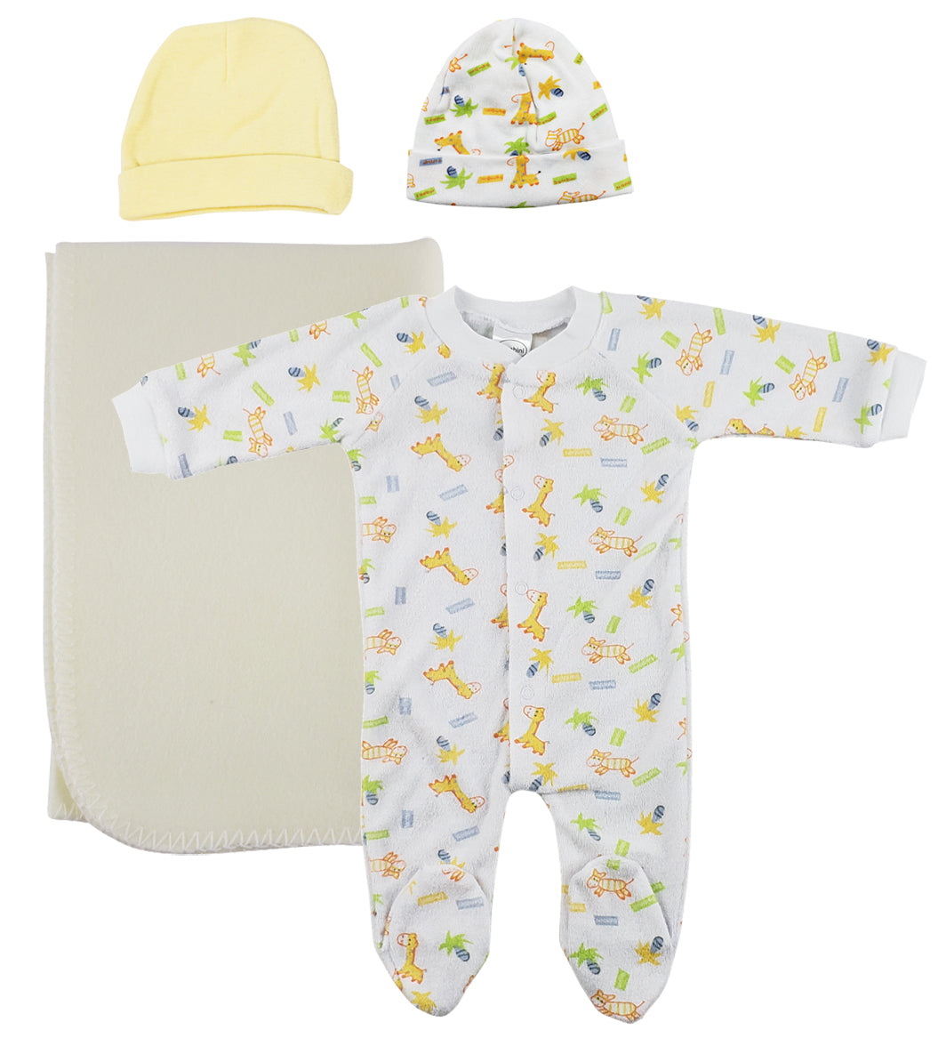 Unisex Newborn Baby 5 Pc Layette Sets NC_0973