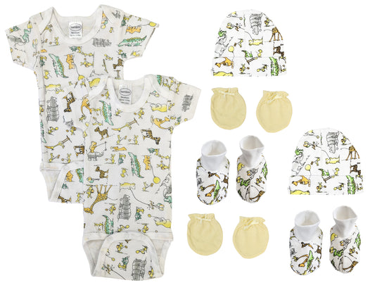 Unisex Newborn Baby 8 Pc Layette Sets NC_0568