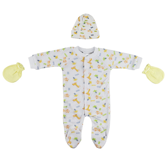 Sleep-n-Play, Cap and Mittens - 3 pc Set CS_0031