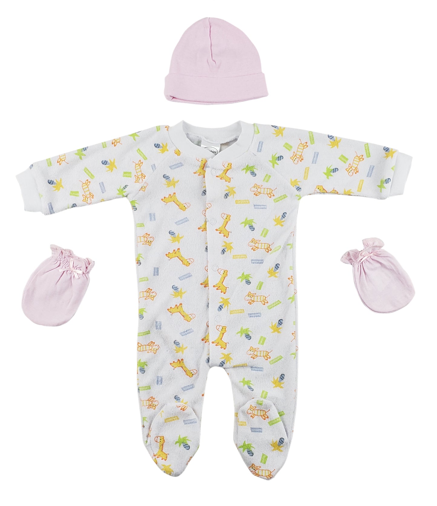 Sleep-n-Play, Cap and Mittens - 3 pc Set CS_0034