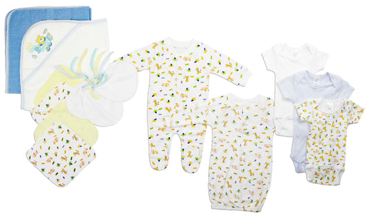 Newborn Baby Boys 14 Pc Layette Baby Shower Gift Set LS_0090