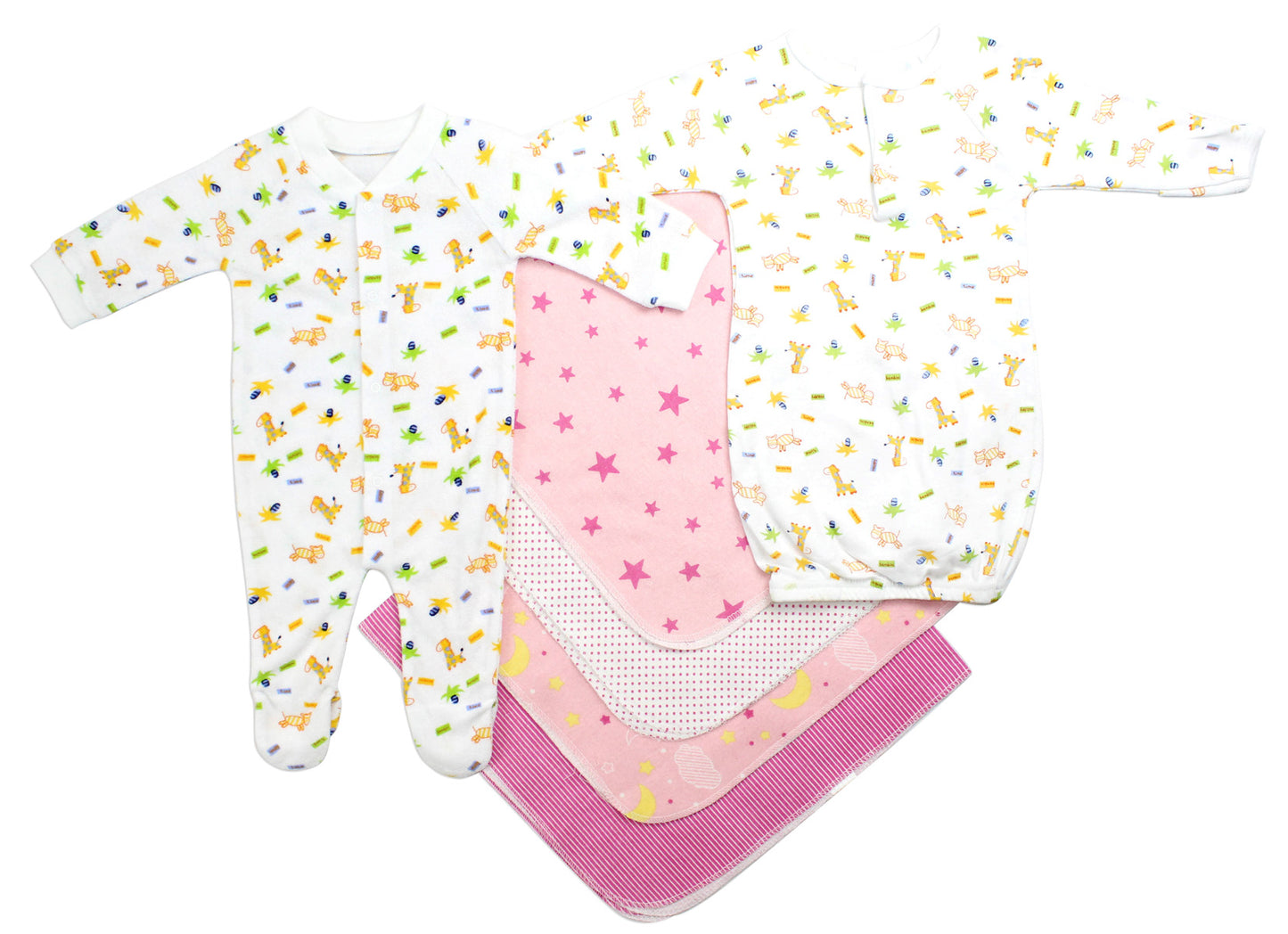 Newborn Girls 6 Piece Layette Set LS_0123