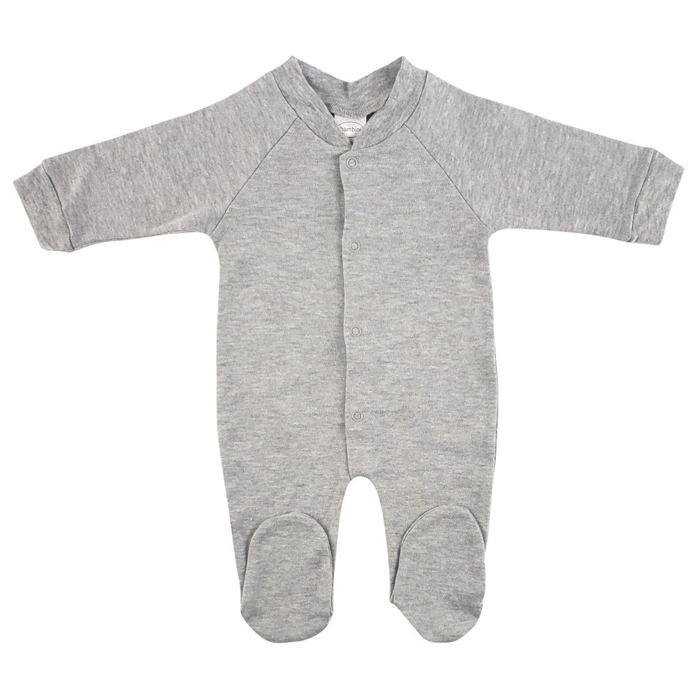 Heather Grey Closed-toe Sleep & Play 515G