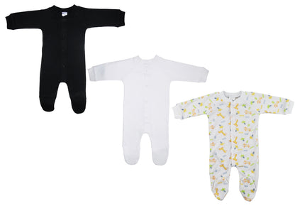 Unisex Closed-toe Sleep & Play (Pack of 3 ) NC_0719