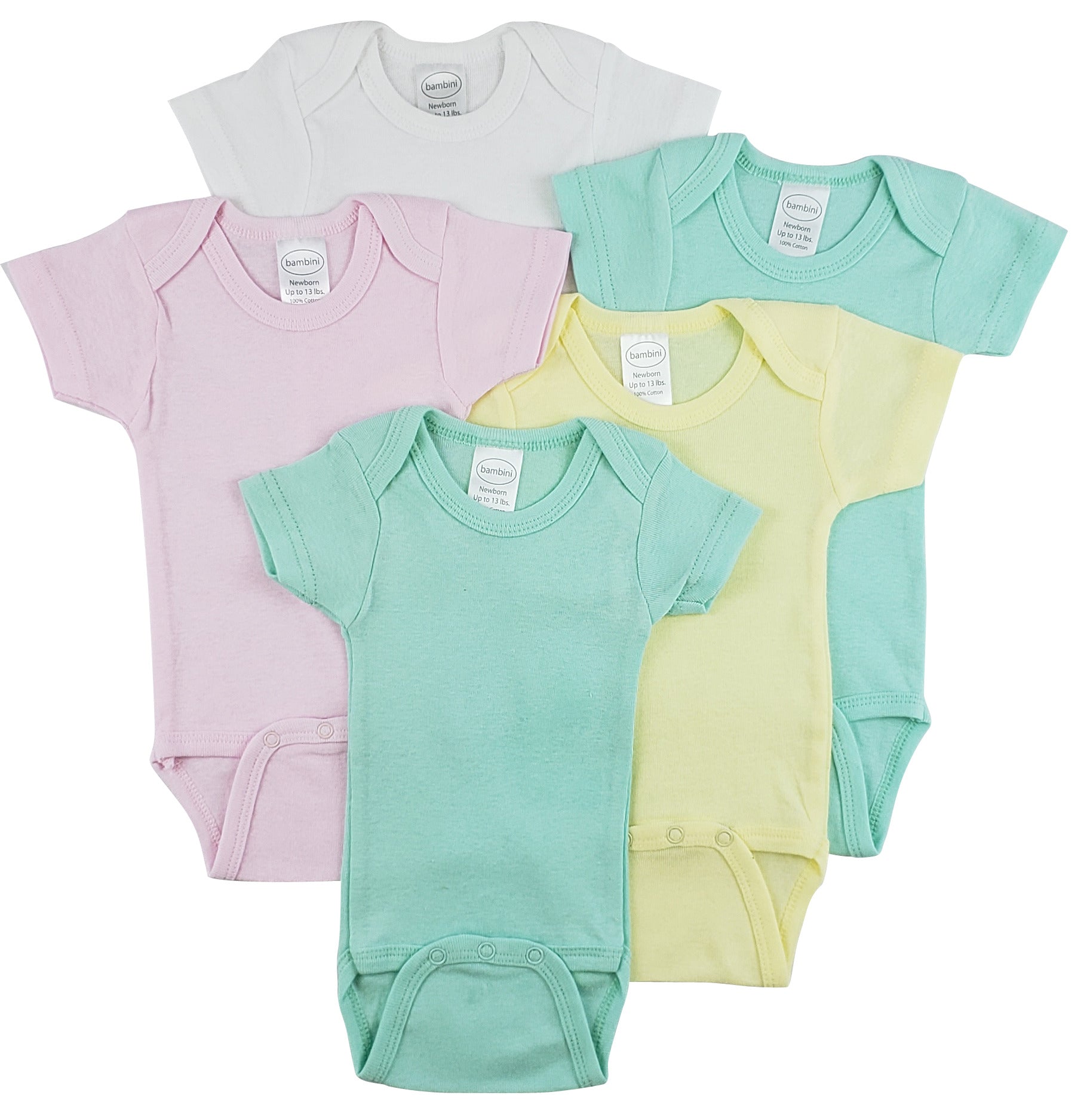 Short Sleeve One Piece 5 Pack CS_0275