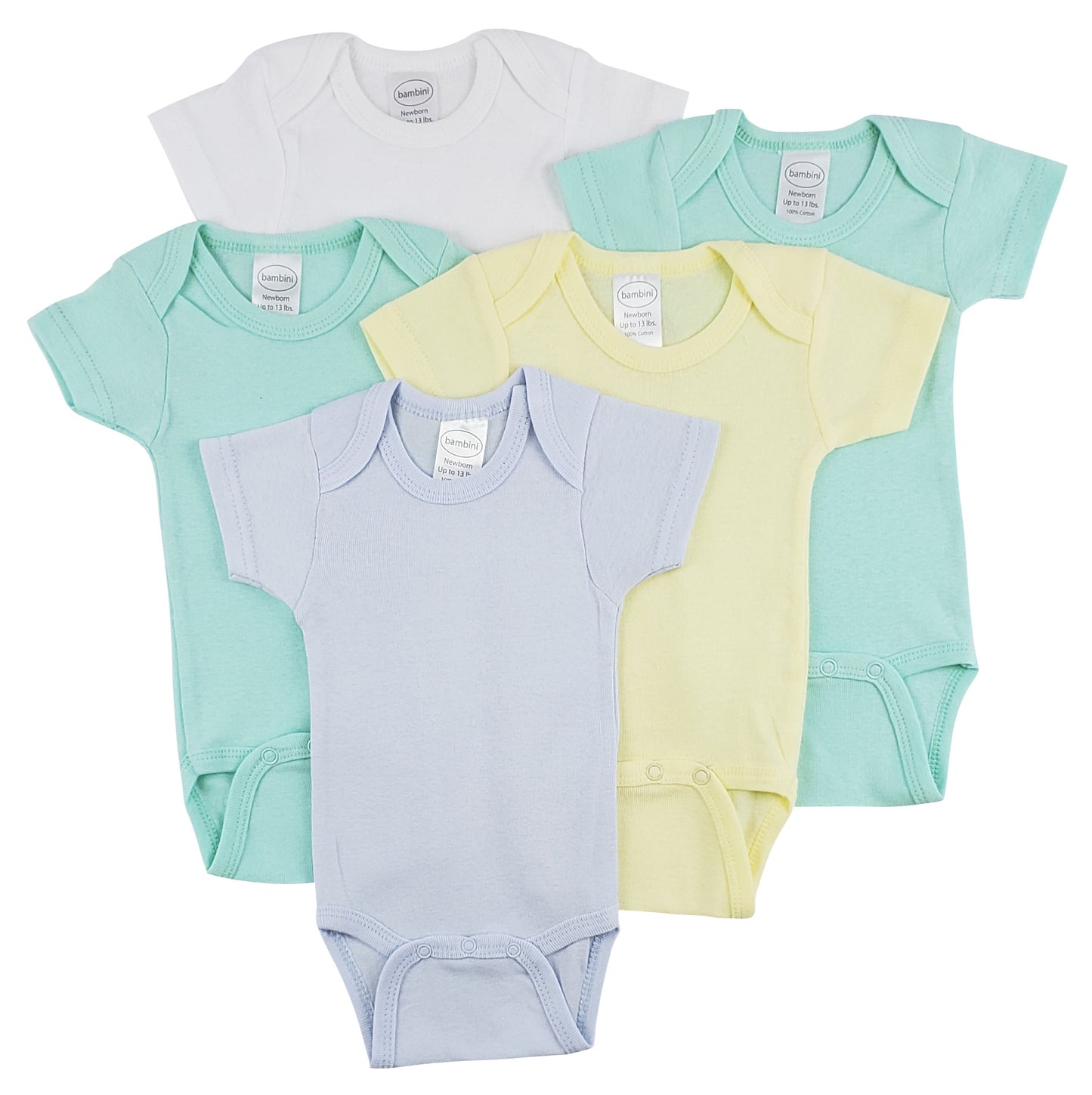 Short Sleeve One Piece 5 Pack CS_0279