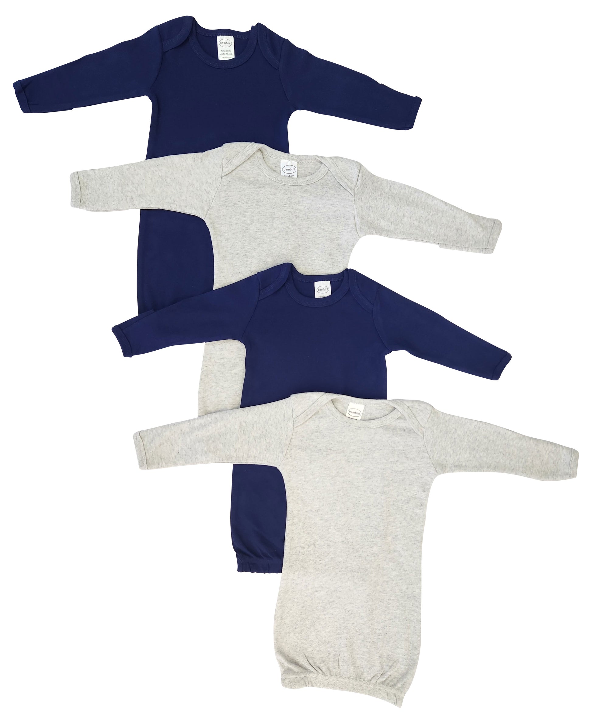 Unisex Newborn Baby 4 Piece Gown Set NC_0879