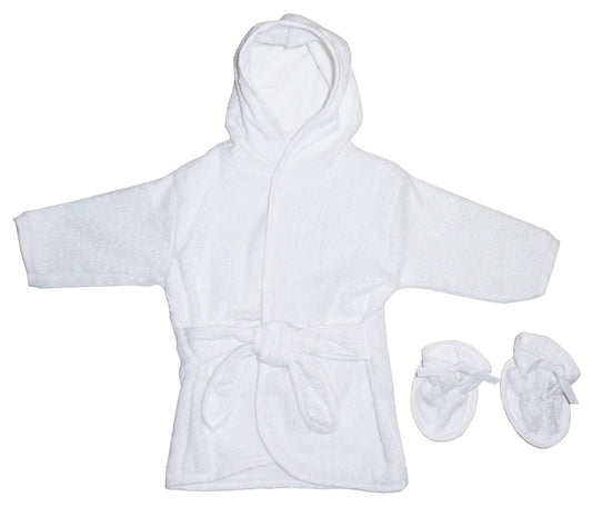 White Terry Robe with Booties 960W